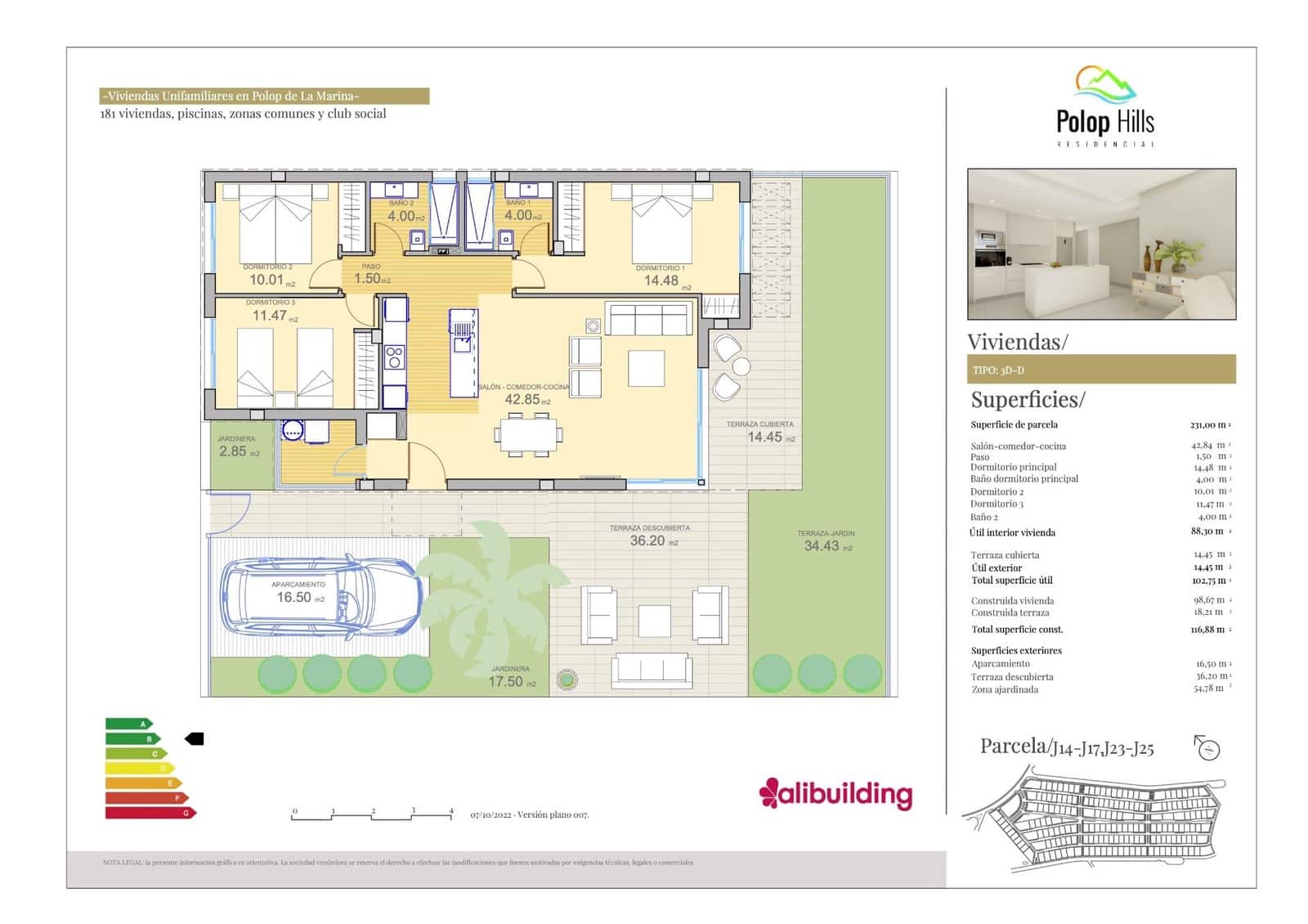 3 bedroom Villa for sale in Polop with pool - € 408,000 (Ref: 7065423)