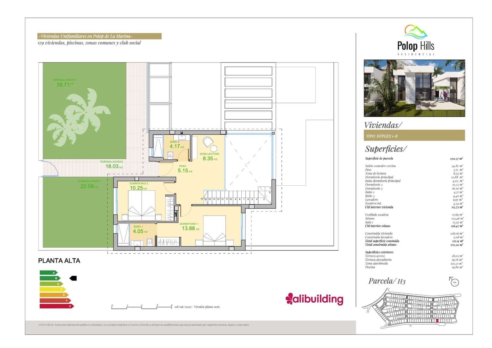 3 bedroom Villa for sale in Polop with pool - € 408,000 (Ref: 7065423)