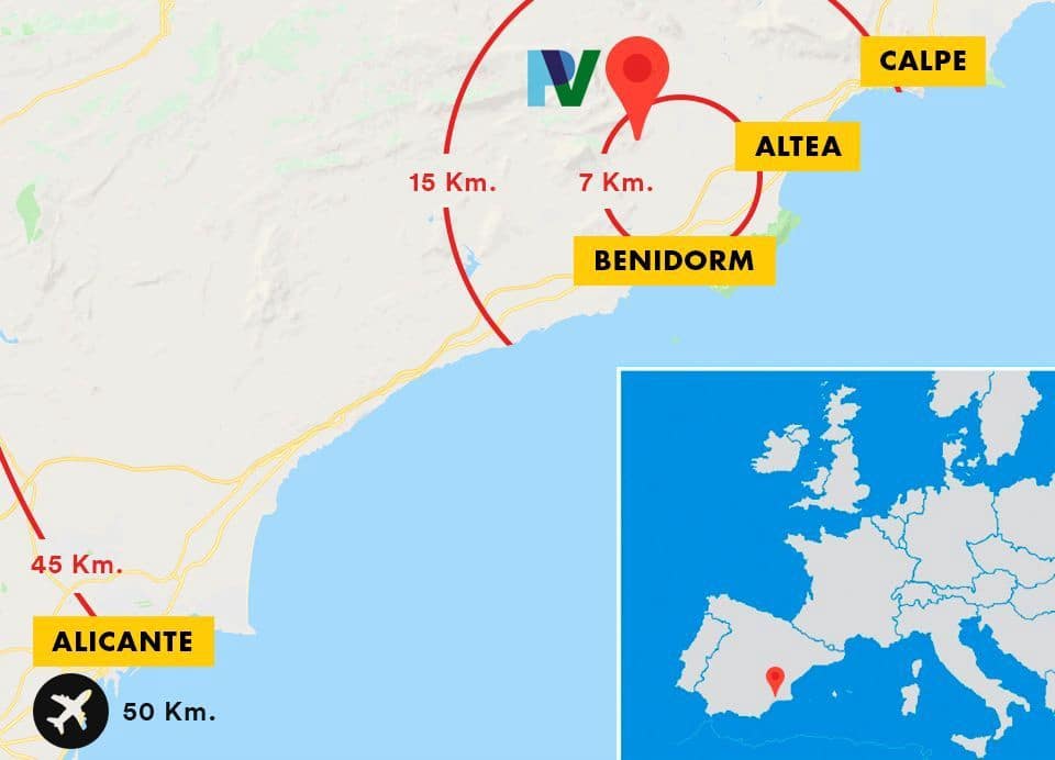 3 bedroom Villa for sale in Polop with pool - € 460,000 (Ref: 7065424)