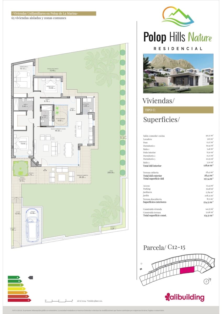 3 bedroom Villa for sale in Polop with pool garage - € 495,000 (Ref: 8110096)