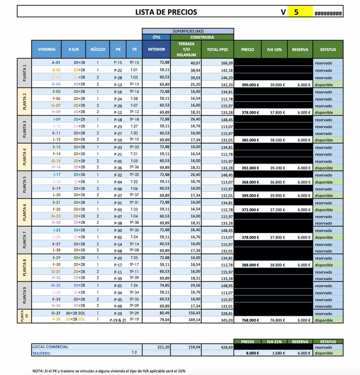 2 bedroom Apartment for sale in Calpe / Calp with pool - € 368,000 (Ref: 8712457)