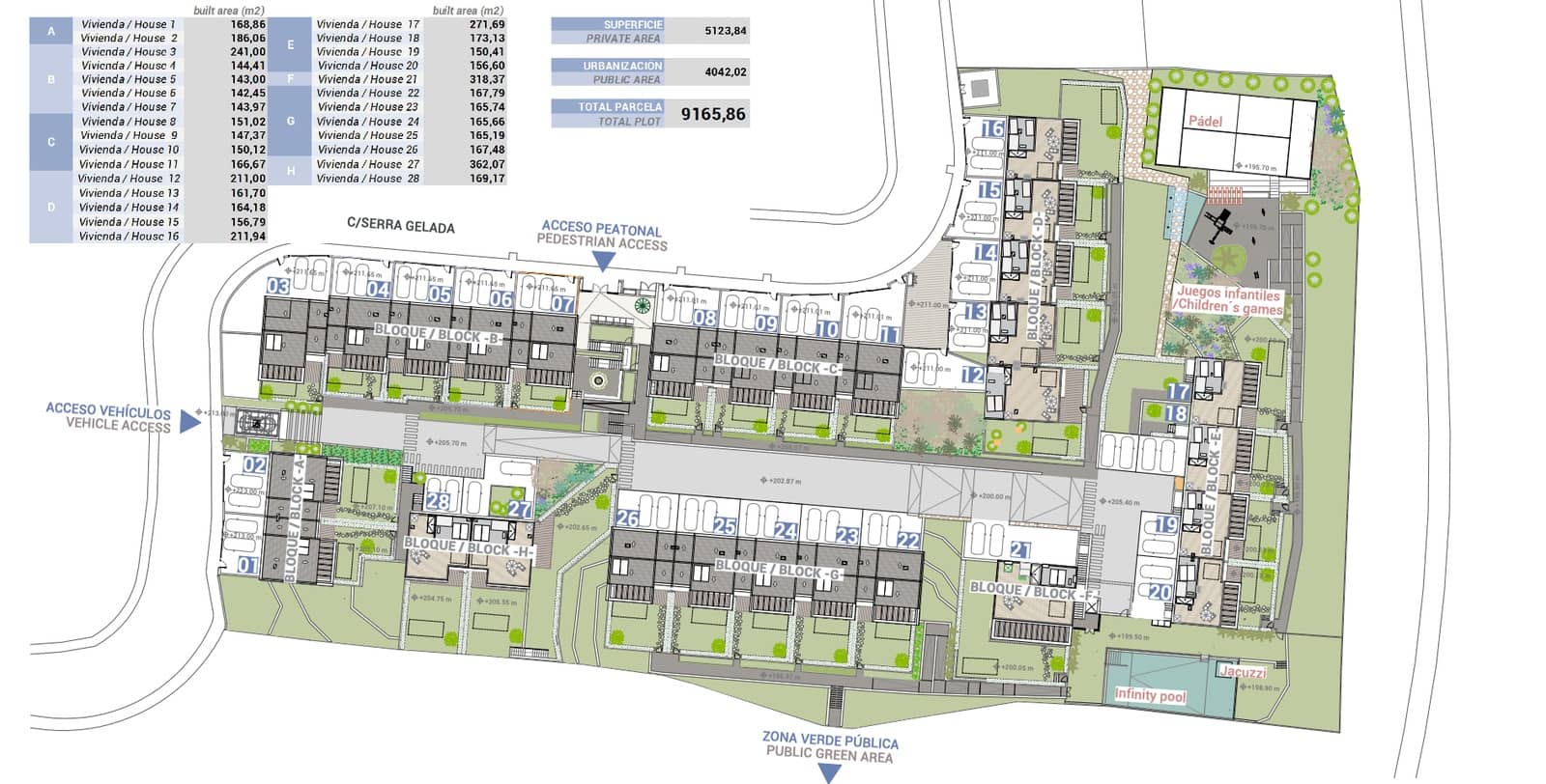 4 quarto Casa em Banda para venda em La Nucia com piscina garagem - 390 000 € (Ref: 8712458)