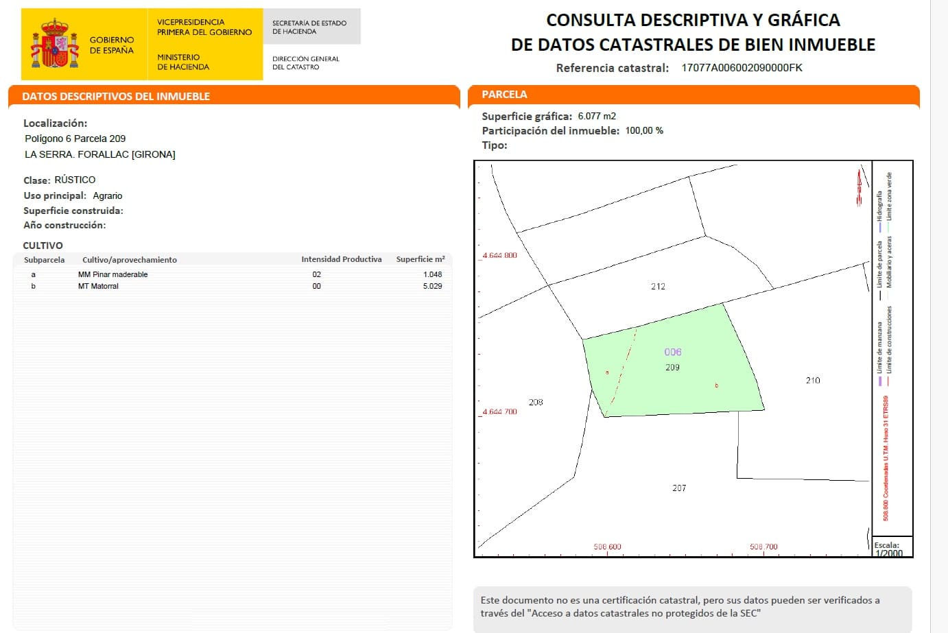 Finca/Casa di Campagna in vendita in Forallac - 80.000 € (Rif: 4641190)