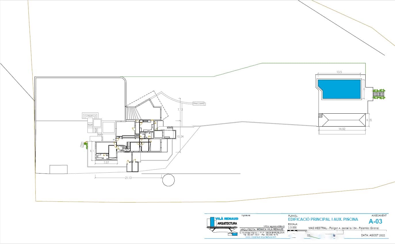 8 soveværelse Finca/Landehus til salg i Palamos med swimmingpool garage - € 1.300.000 (Ref: 8258314)