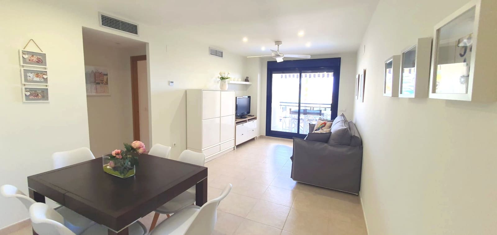 2 quarto Apartamento de Praia para arrendamento para férias em Denia com piscina Garagem - 450 € (Ref: 9740238)