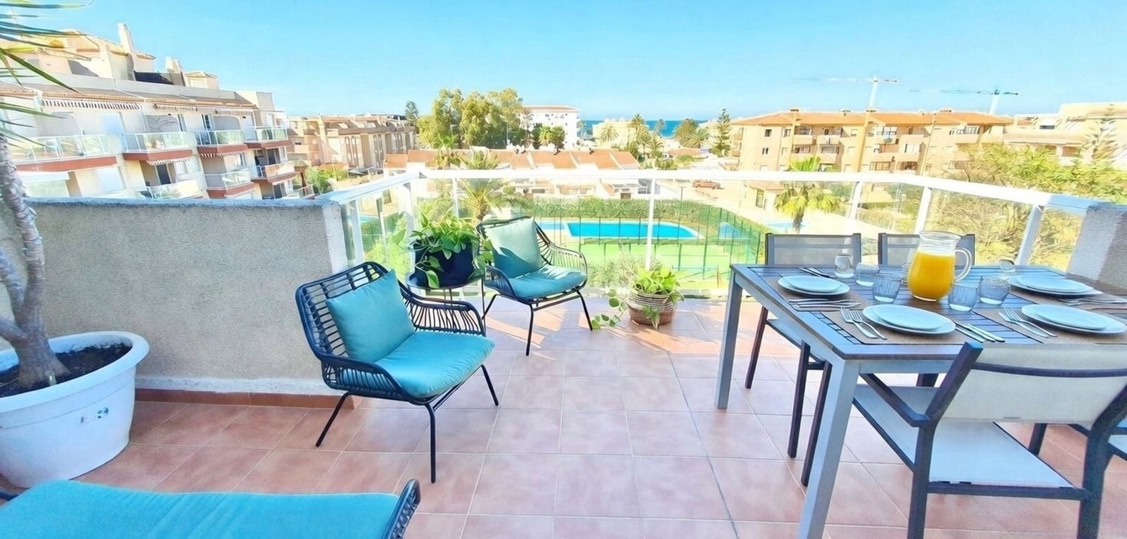 2 sovrum Strandlägenhet för semesterbostäder i Denia med pool garage - 500 € (Ref: 9756779)