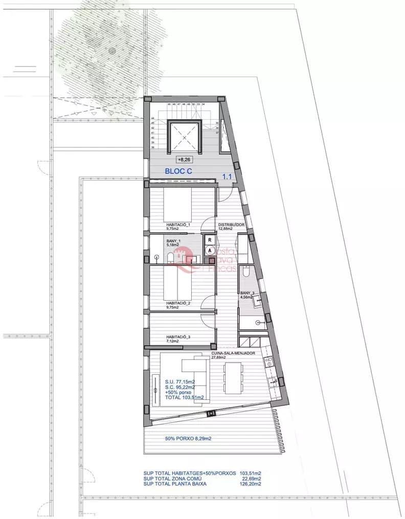 1 sovrum Lägenhet till salu i Platja d'Aro med garage - 255 000 € (Ref: 9020802)