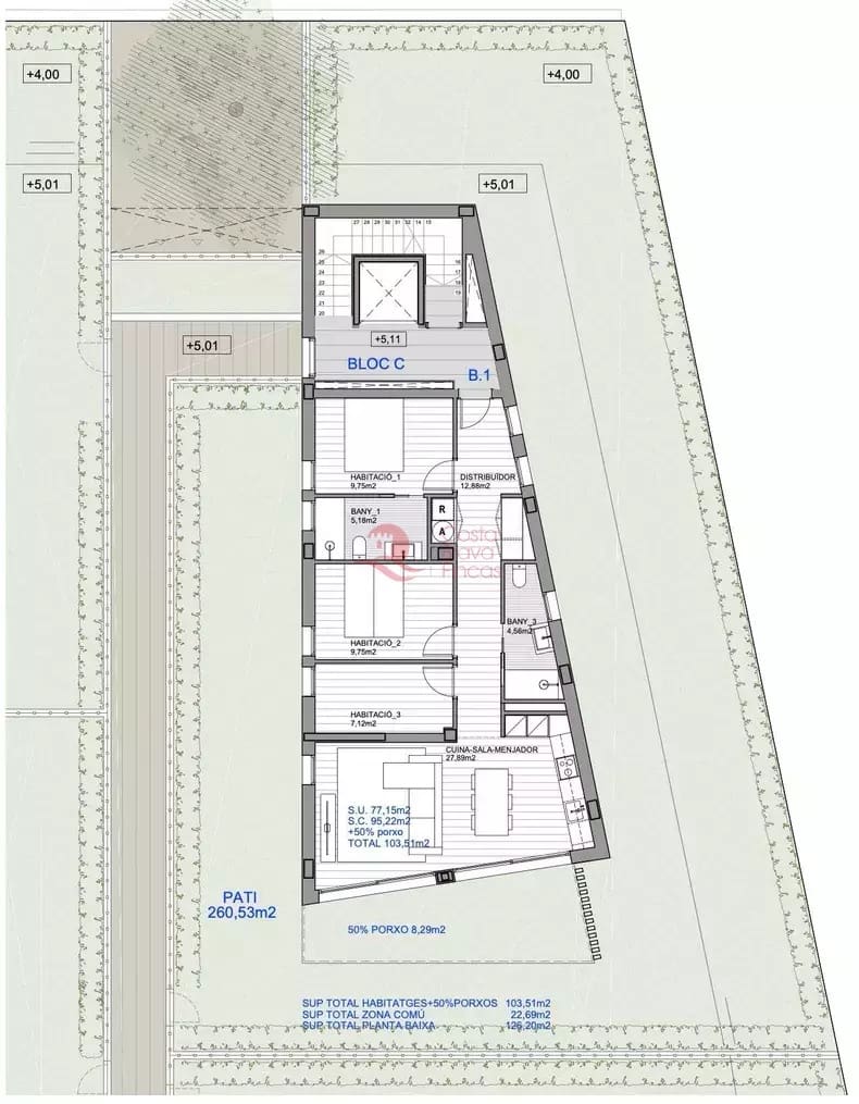 1 sovrum Lägenhet till salu i Platja d'Aro med garage - 255 000 € (Ref: 9020802)