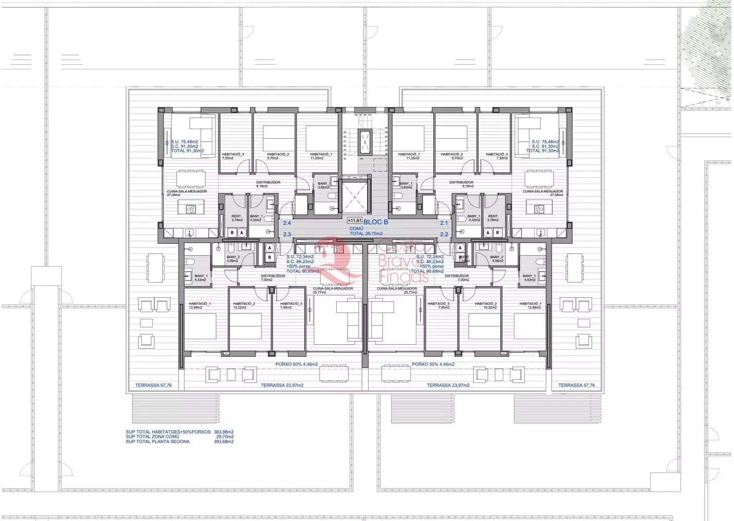1 sovrum Lägenhet till salu i Platja d'Aro med garage - 255 000 € (Ref: 9020802)