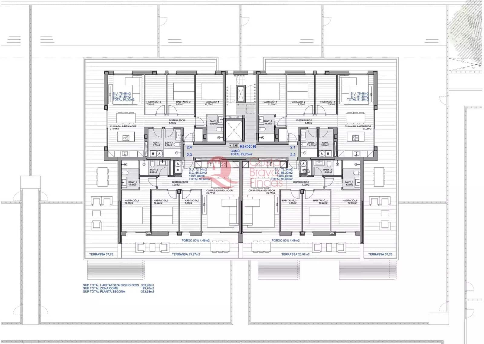 1 sovrum Lägenhet till salu i Platja d'Aro med garage - 255 000 € (Ref: 9020802)