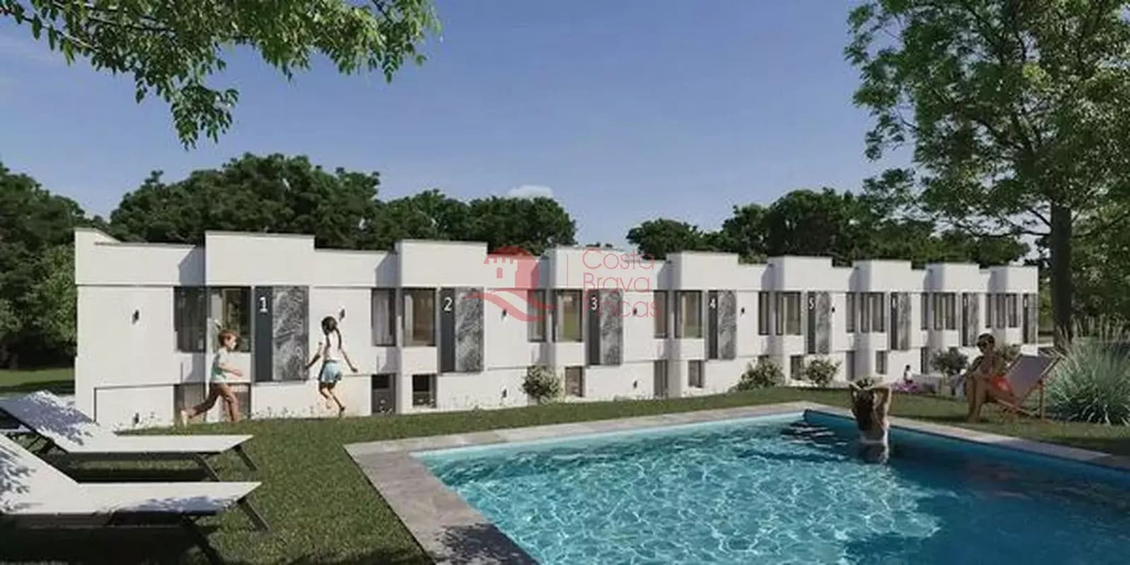 4 soveværelse Semi-Rækkehus til salg i S'Agaro med garage - € 1.250.000 (Ref: 9057455)