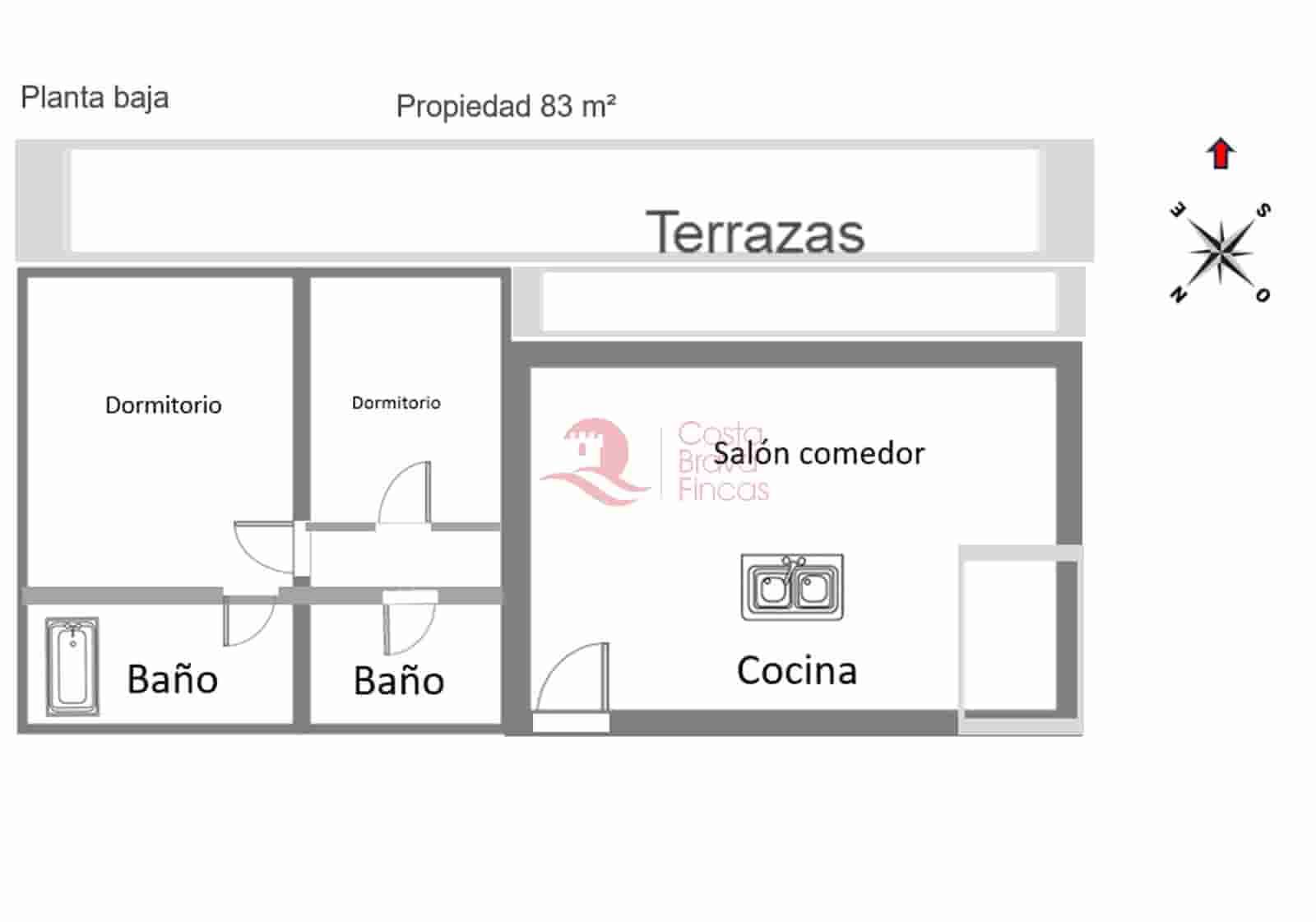 2 soveværelse Lejlighed til salg i Platja d'Aro med swimmingpool garage - € 690.000 (Ref: 9557780)