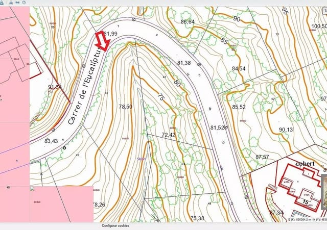Ubebygd land til salgs i Calonge i Sant Antoni - € 90 000 (Ref: 9930384)