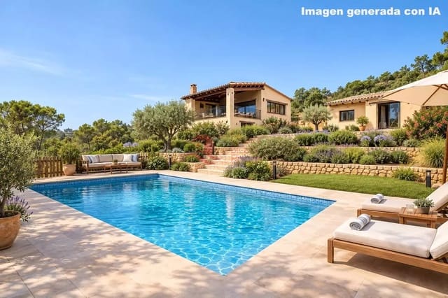 4 chambre Finca/Maison de Campagne à vendre à Forallac avec piscine garage - 495 000 € (Ref: 9984966)