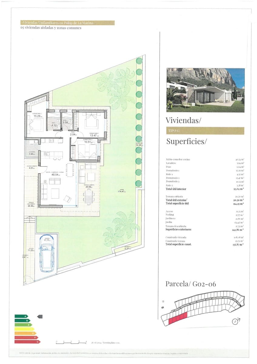 3 soveværelse Villa til salg i Polop med swimmingpool garage - € 503.000 (Ref: 9788128)