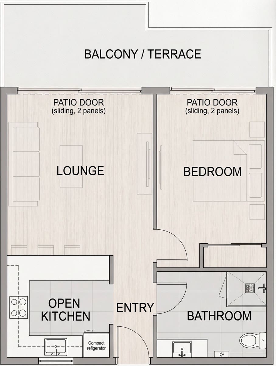 1 quarto Apartamento para venda em Los Cristianos com piscina - 249 950 € (Ref: 10100565)