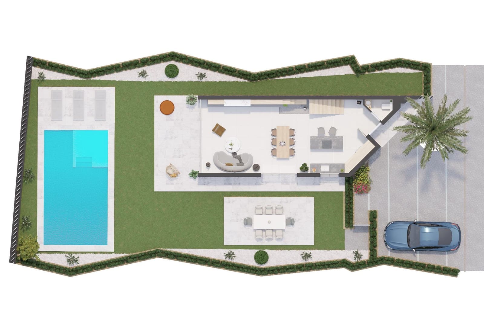 3 soveværelse Villa til salg i La Font med swimmingpool - € 564.000 (Ref: 8327912)