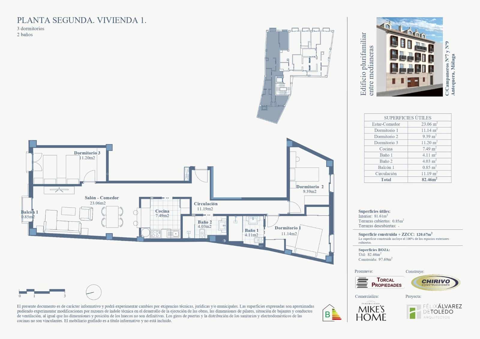 3 soveværelse Lejlighed til salg i Antequera - € 247.000 (Ref: 9585330)