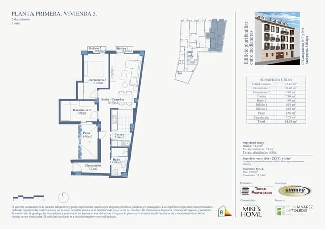 2 soveværelse Lejlighed til salg i Antequera - € 174.800 (Ref: 9585331)