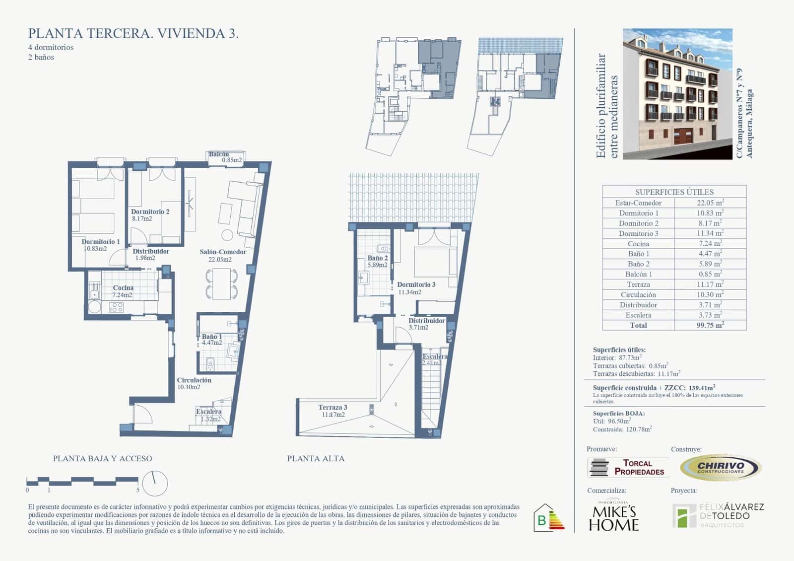 3 soveværelse Byhus til salg i Antequera - € 278.500 (Ref: 9590659)