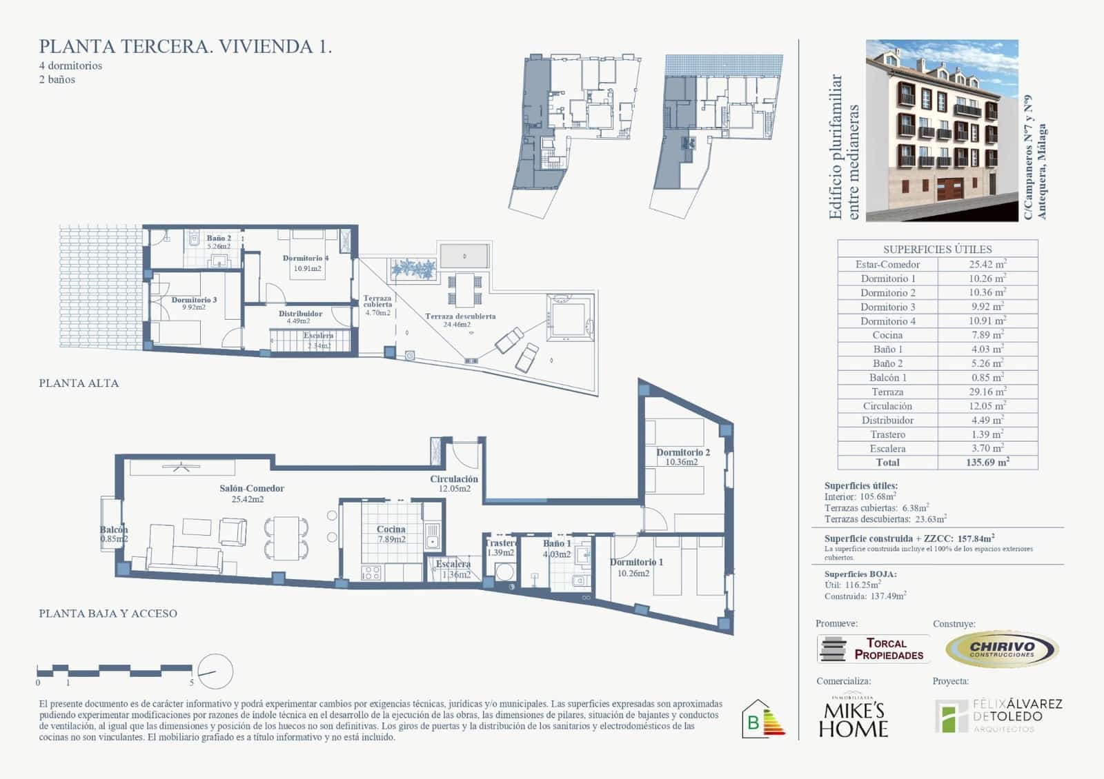 4 soveværelse Byhus til salg i Antequera - € 349.000 (Ref: 9590660)