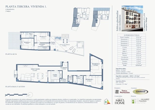 4 soveværelse Byhus til salg i Antequera - € 349.000 (Ref: 9590660)