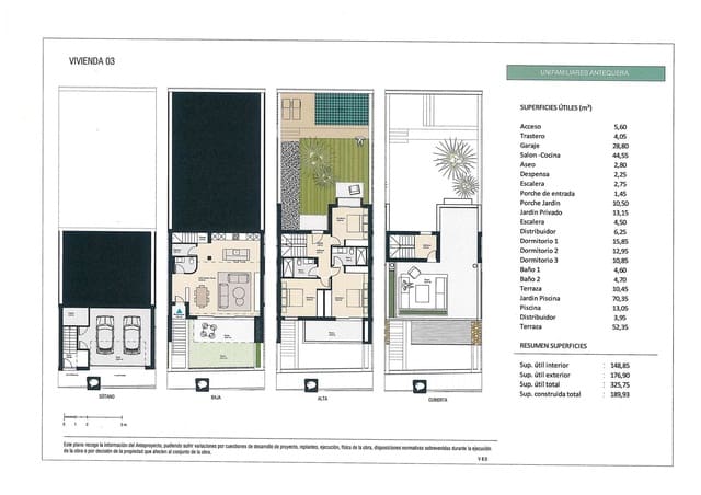 3 soveværelse Villa til salg i Antequera med swimmingpool garage - € 369.000 (Ref: 9972787)