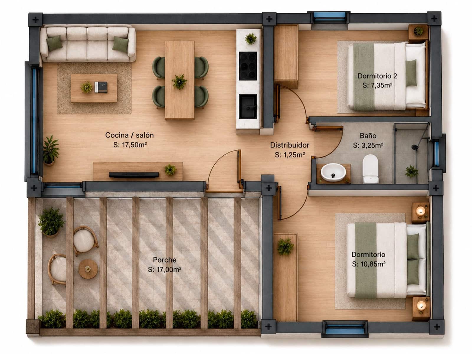 2 soveværelse Finca/Landehus til salg i Salobrena med garage - € 299.000 (Ref: 9945068)