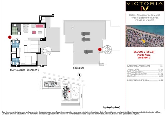 2 Zimmer Penthouse zu verkaufen in Les Bassetes - El Marjal, Dénia mit Pool - 499.000 € (Ref: 8911901)