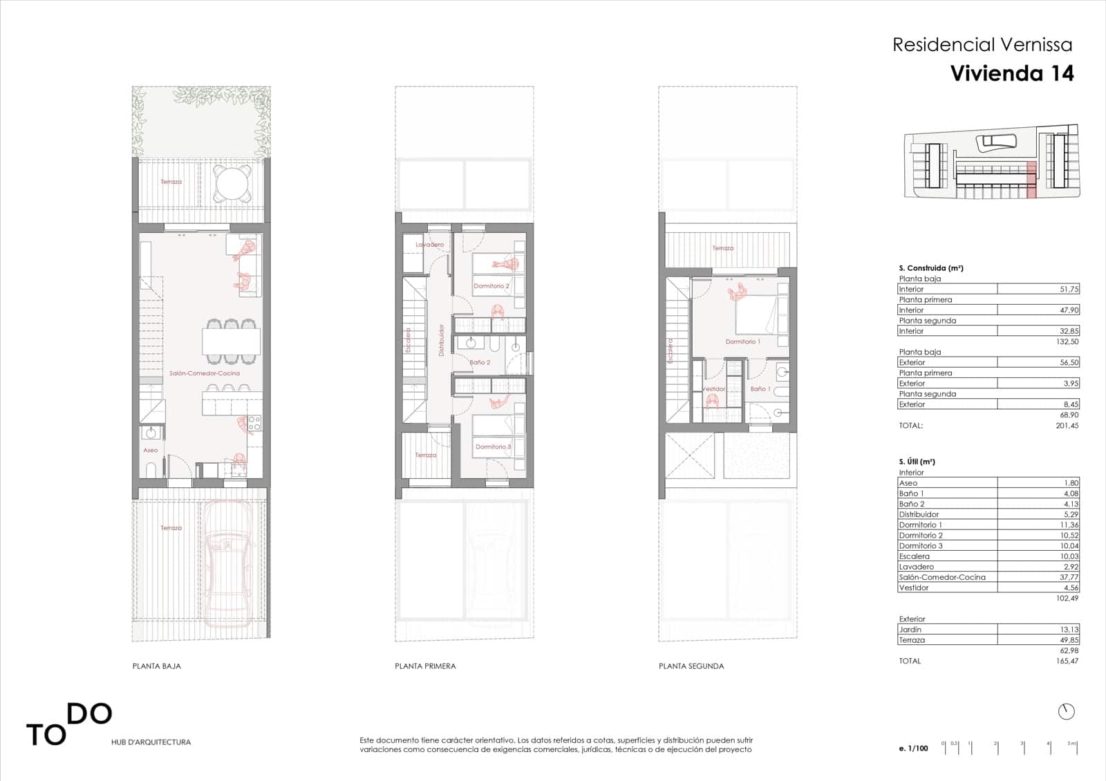3 soveværelse Rækkehus til salg i Denia med swimmingpool garage - € 395.000 (Ref: 8921948)