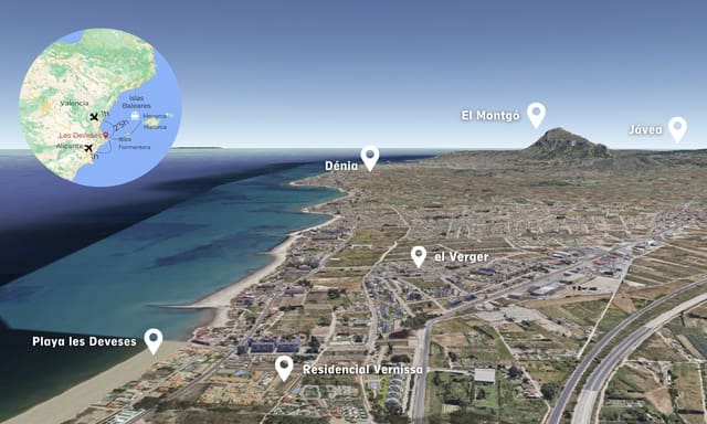 3 slaapkamer Rijtjeshuis te koop in Devessa - Monte Pego, Dénia met zwembad garage - € 395.000 (Ref: 8921948)