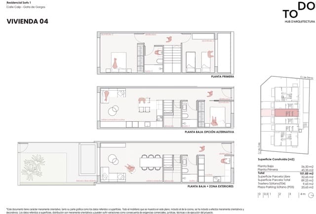 2 bedroom Townhouse for sale in Gata de Gorgos - € 269,000 (Ref: 9181609)