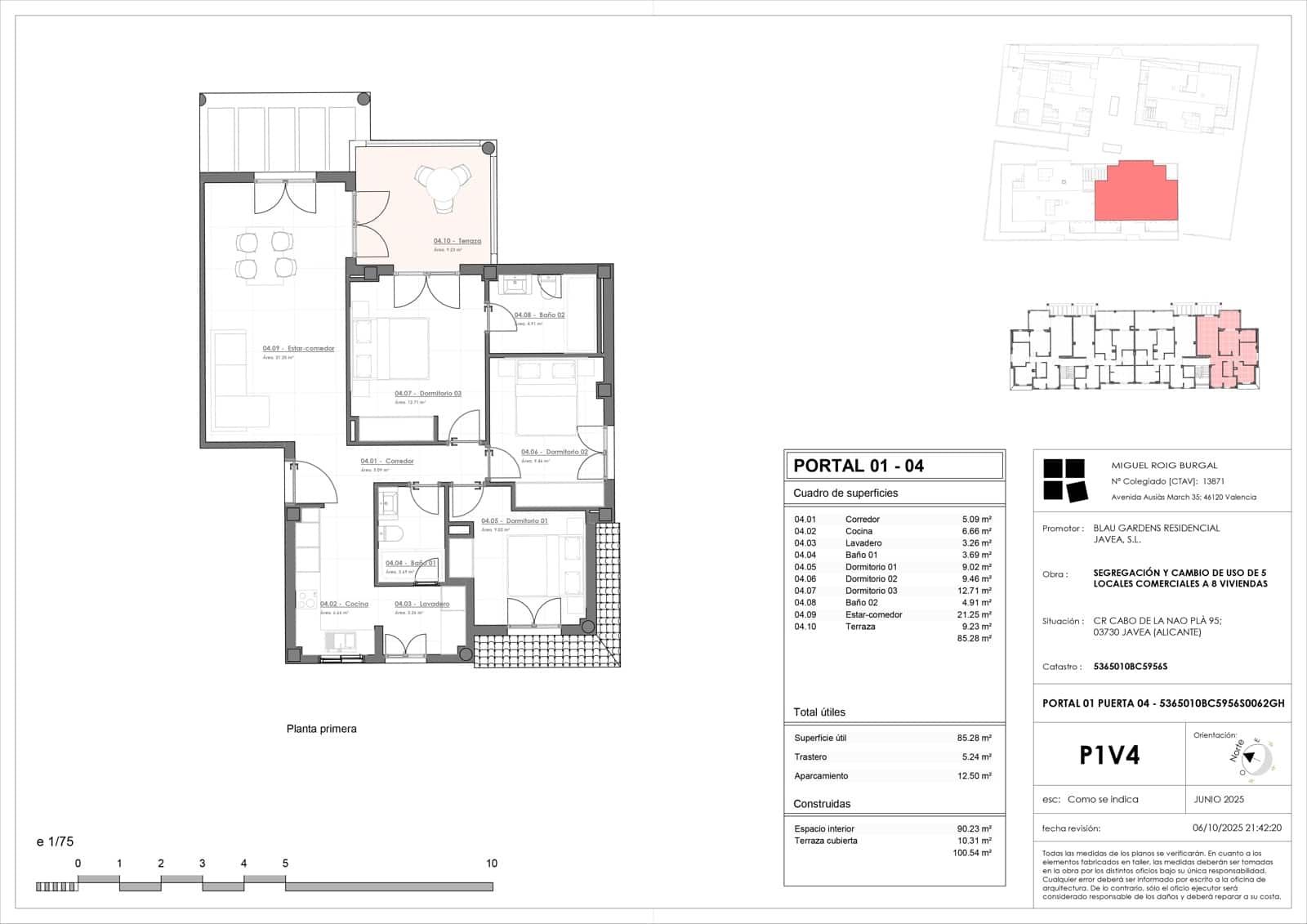Apartamento de 3 habitaciones en Javea / Xàbia en venta con piscina garaje - 398.500 € (Ref: 9465880)