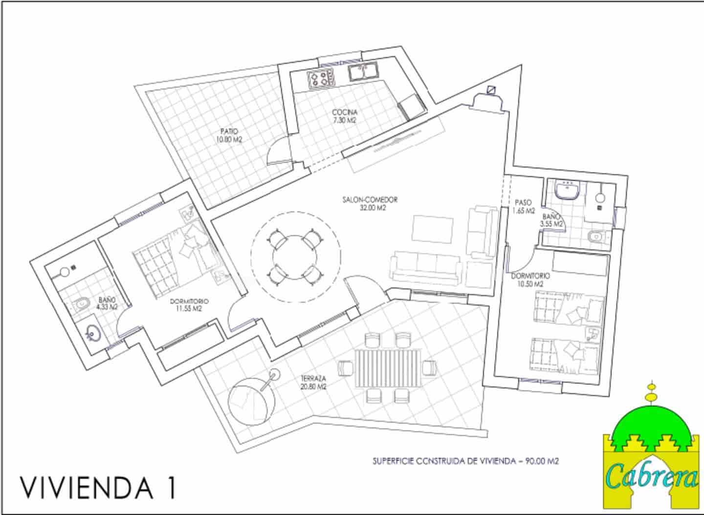 2 sovrum Villa till salu i Turre med pool - 230 000 € (Ref: 8100169)