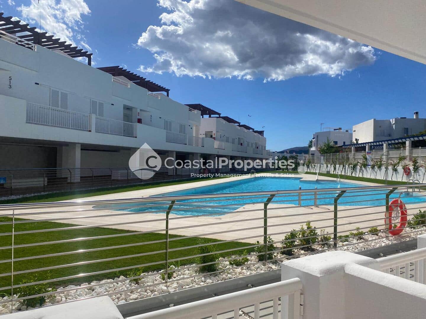 3 soveværelse Lejlighed til leje i Mojacar med swimmingpool - € 1.000 (Ref: 8600829)
