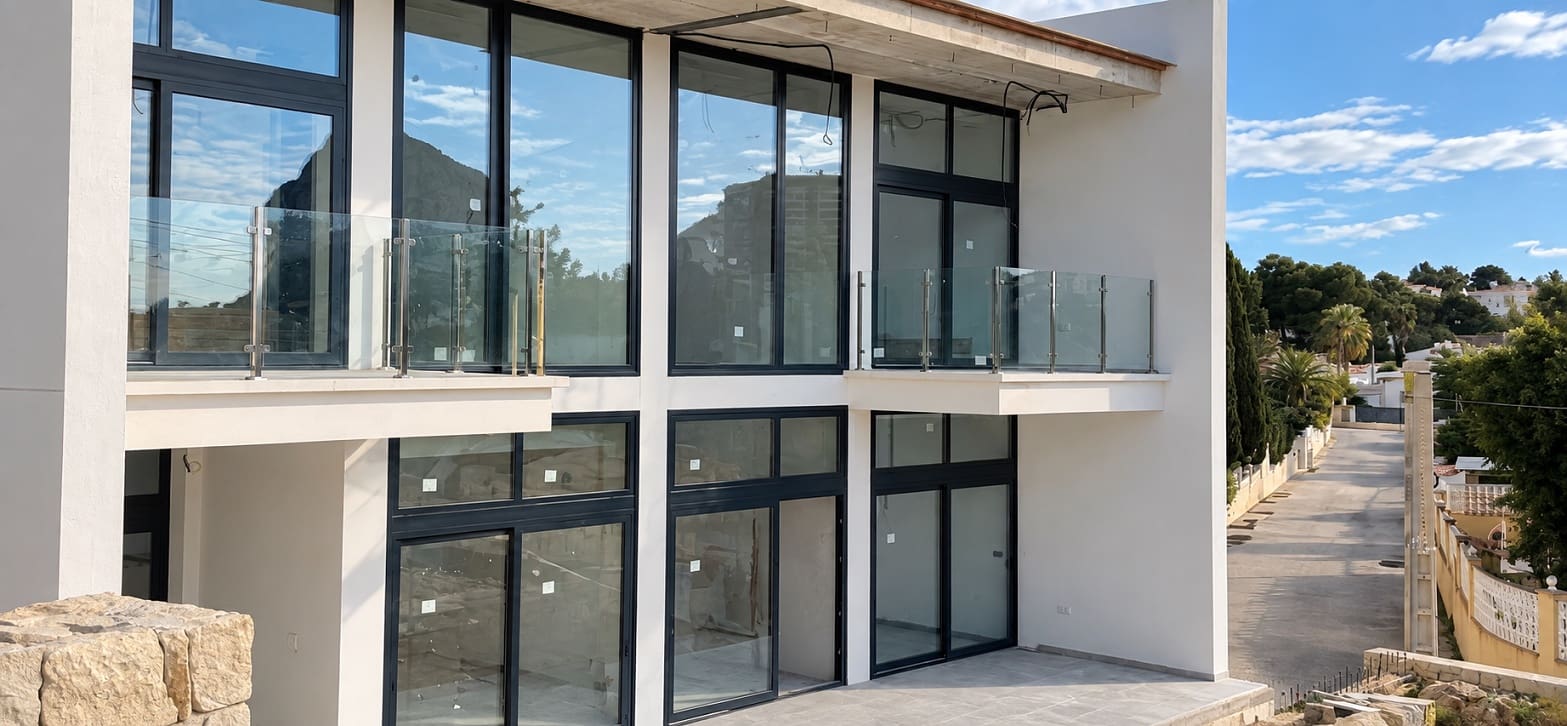 Chalet de 3 habitaciones en Calpe / Calp en venta con piscina garaje - 1.150.000 € (Ref: 10061277)