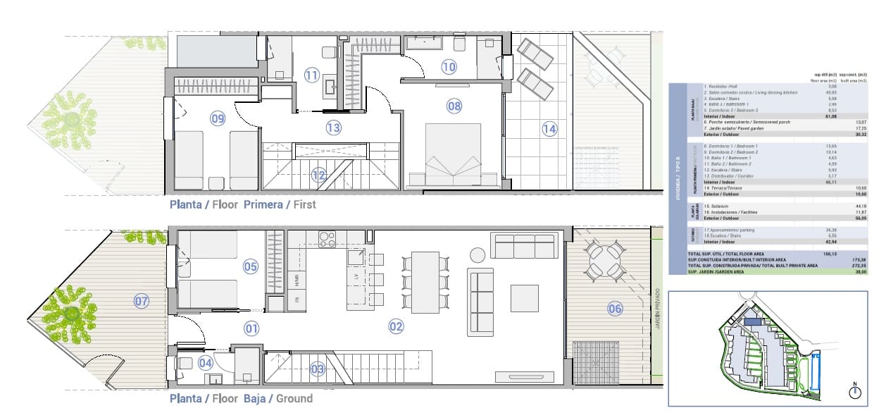 3 camera da letto Villetta Bifamiliare in vendita in El Campello con piscina garage - 897.000 € (Rif: 10074916)