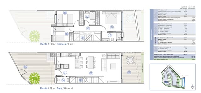 4 quarto Moradia Geminada para venda em El Campello com piscina garagem - 660 000 € (Ref: 10074917)
