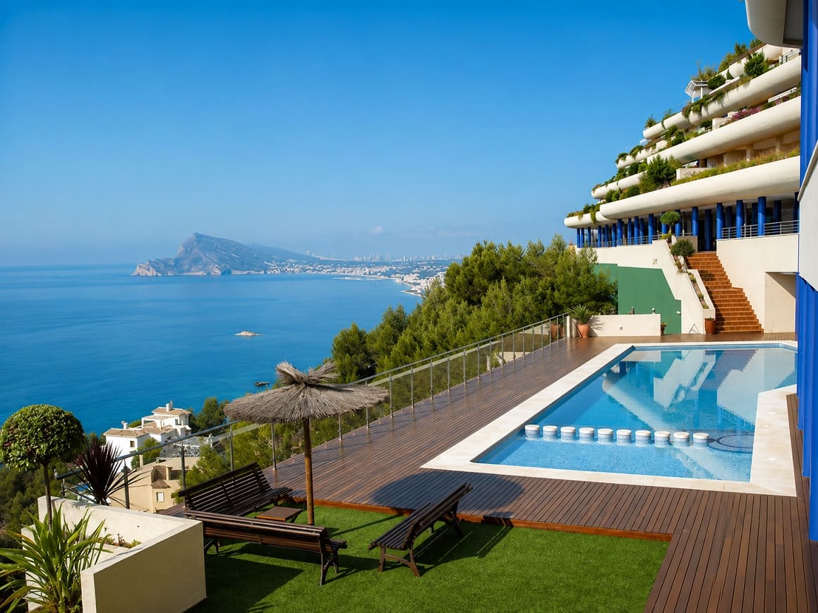 Apartamento de 4 habitaciones en Altea en venta con piscina garaje - 750.000 € (Ref: 3679607)