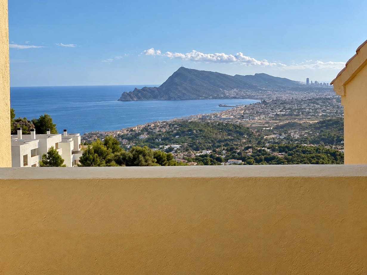 5 bedroom Semi-detached Villa for sale in Altea with pool garage - € 595,000 (Ref: 8047031)