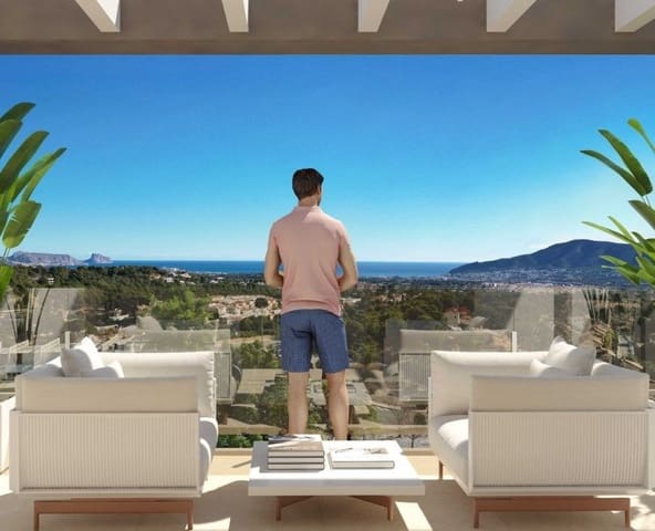 4 soveværelse Bungalow til salg i La Nucia med swimmingpool garage - € 489.000 (Ref: 8200887)