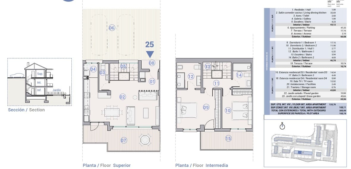 4 slaapkamer Bungalow te koop in La Nucia met zwembad garage - € 489.000 (Ref: 8200887)
