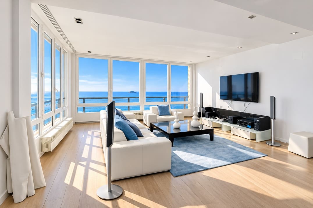 4 soverom Penthouse til salgs i Benidorm med svømmebasseng garasje - € 1 450 000 (Ref: 9877921)