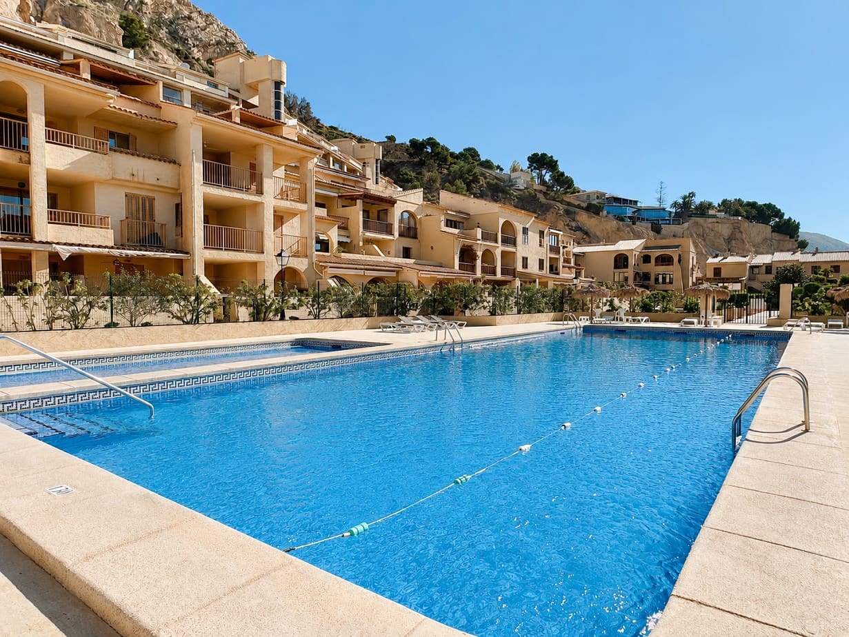 2 soverom Leilighet til salgs i Altea med svømmebasseng garasje - € 435 000 (Ref: 9972854)