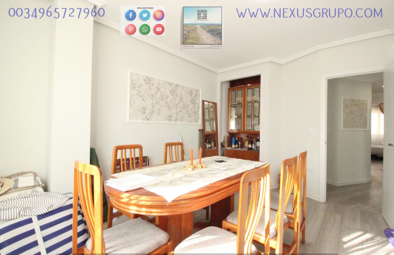 3 bedroom Apartment for sale in Guardamar del Segura - € 209,000 (Ref: 9723810)