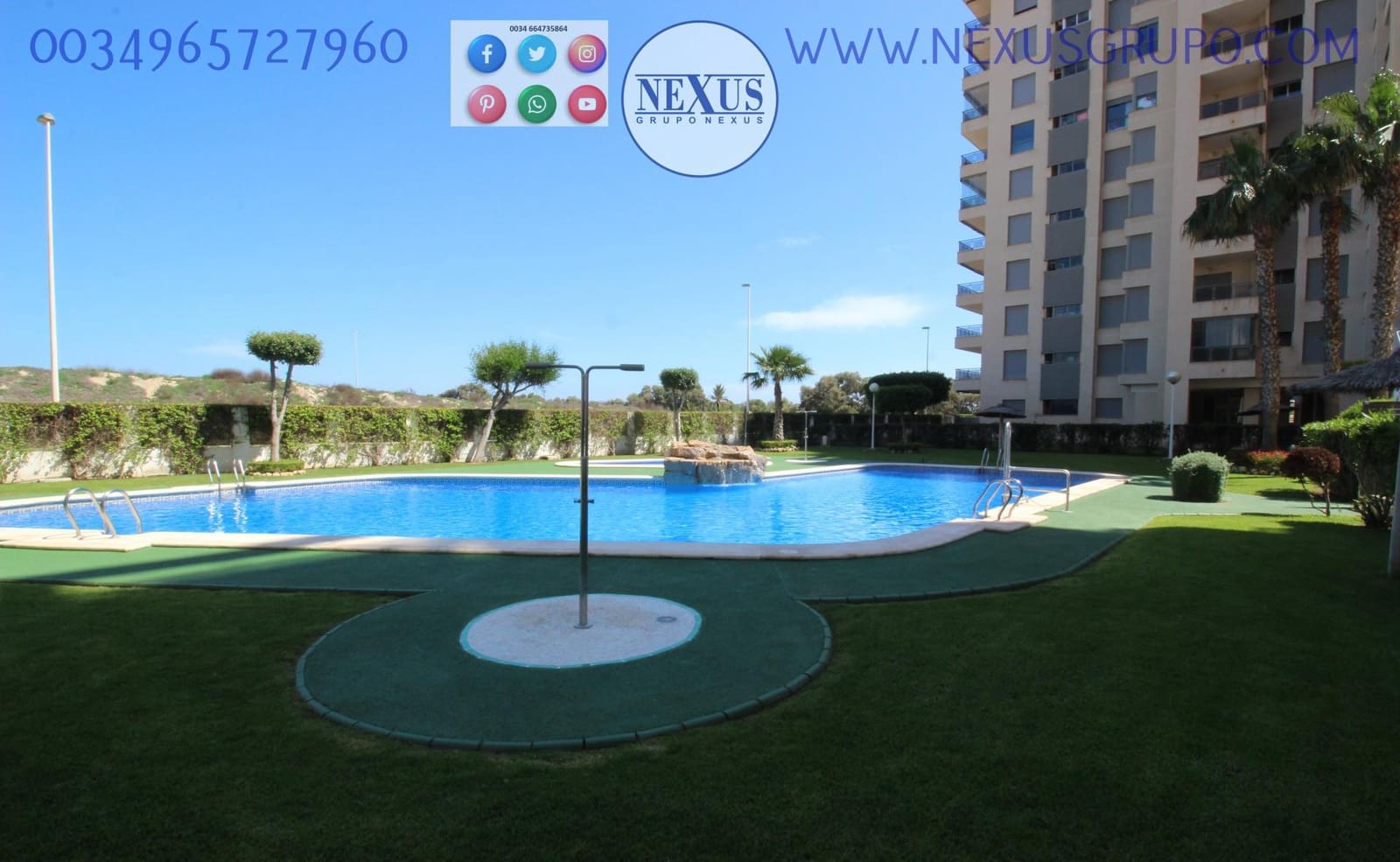 2 bedroom Apartment for sale in Guardamar del Segura with pool garage - € 270,000 (Ref: 9863462)