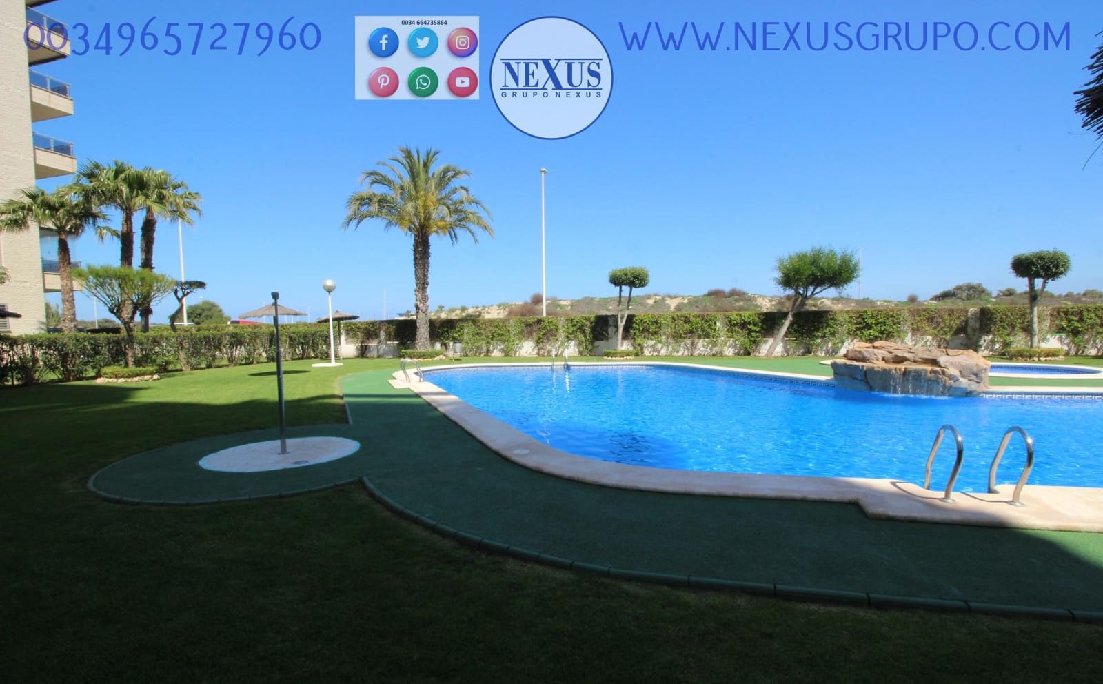 2 bedroom Apartment for sale in Guardamar del Segura with pool garage - € 270,000 (Ref: 9863462)