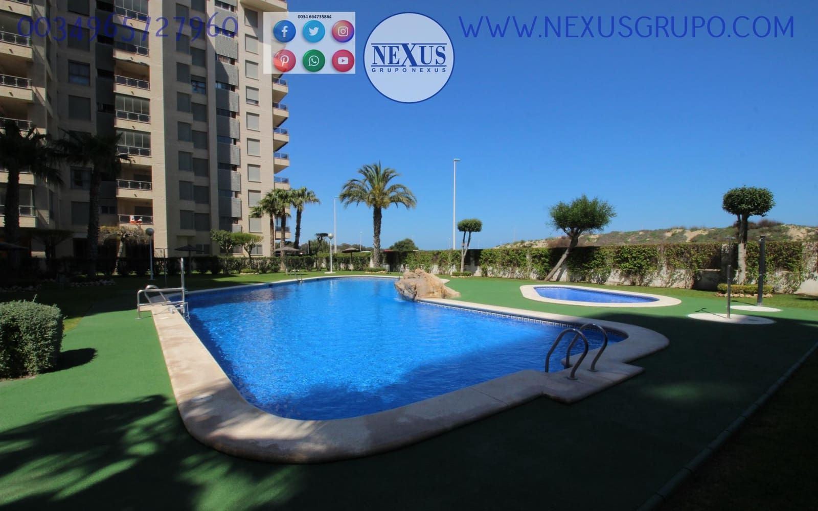 2 bedroom Apartment for sale in Guardamar del Segura with pool garage - € 270,000 (Ref: 9863462)