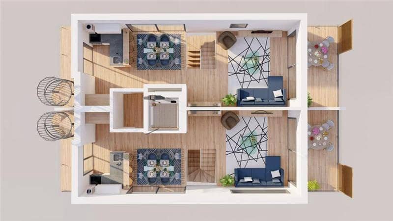 2 soverom Penthouse til salgs i Palma de Mallorca med svømmebasseng garasje - € 1 450 000 (Ref: 9191490)