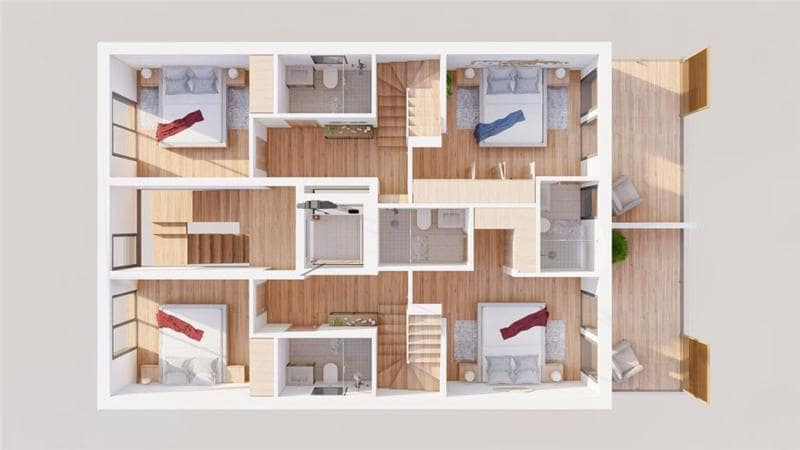 2 soverom Penthouse til salgs i Palma de Mallorca med svømmebasseng garasje - € 1 450 000 (Ref: 9191490)